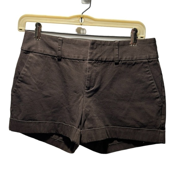 {INC} Brown Cuffed Shorts - Picture 1 of 3